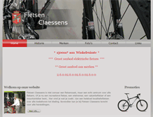 Tablet Screenshot of fietsen-claessens.be